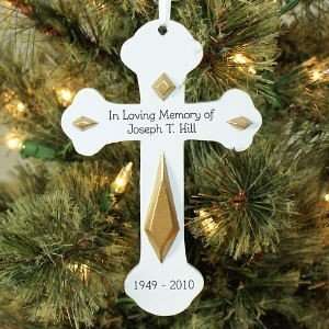   Cross Memorial Ornament Christmas Ornament