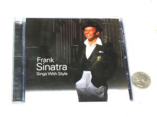 ORIGINAL FRANK SINATRA SINGS WITH STYLE 1 CD DISK 2007  