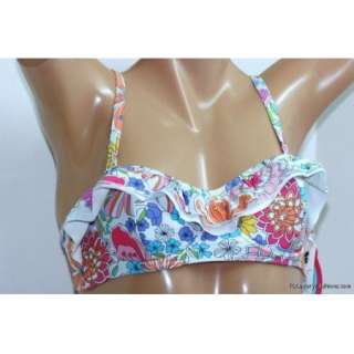 Coco Rave Underwire Ruffle Floral 2pcs Size L 36B NEW $116  