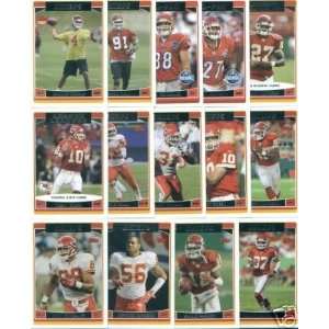  2006 Topps Kansas City Chiefs Complete Team Set (14 Cards 