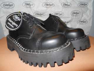 NEW SHELLYs RANGERS MONSTER STEEL LEATHER SHOES M7 UK6  