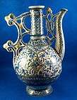 Ceramicas de Coimbra Limited Edition 12 Blue & Gold Ewer Made in 