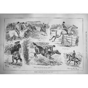  1884 Horse Show Leaping Competition Sport Jumping