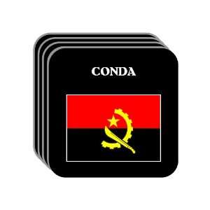  Angola   CONDA Set of 4 Mini Mousepad Coasters 