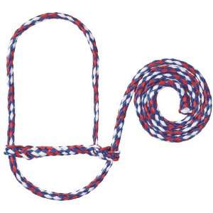 Poly Rope Sheep Halter   Red/White/Blue