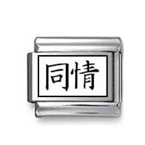  Kanji Symbol Compassion Italian charm Jewelry