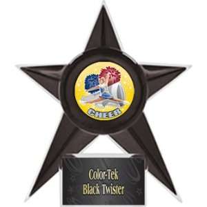 Cheerleading Stellar Ice 7 Trophies 6 Colors BLACK STAR/BLACK TWISTER 