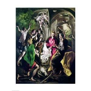  Adoration of the Shepherds Finest LAMINATED Print El Greco 