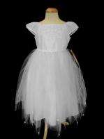 NEW Girl White Communion Ballerina Dress size 6X  