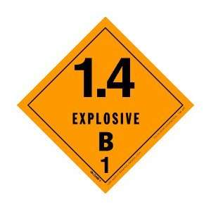  Explosive 1.4B Label (Vinyl), 4 X 4, hml 535, 500 Per 