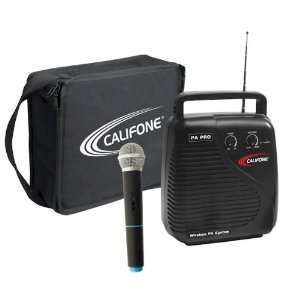   Califone PA10B1 PA Pro 10 Watt Portable PA System Musical Instruments