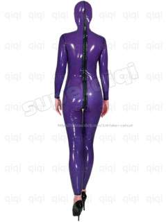 Latex/Rubber 0.45mm Nun Catsuit costume suit hood cross  