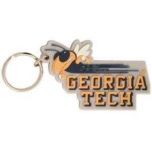 Georgia Tech Yellow Jackets Fun Flex 3D Keychain  Sports 