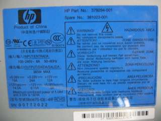 HP Hewlett Packard PS 6361 4HF 379294 001 SATA 24 Pin 365W Power 