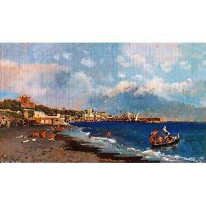   paintings   José Villegas Cordero   24 x 14 inches   Bay Of Naples