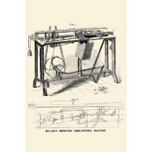  Millars Improved Cork Cutting Machine 20x30 Poster Paper 