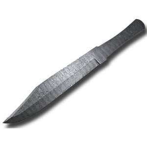   Damasacus Steel BOWIE Knife Making BLADE Blank
