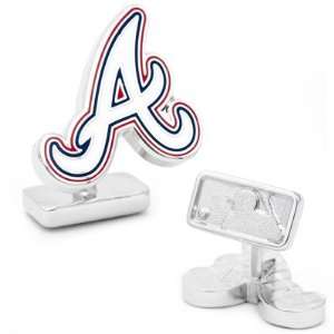    Atlanta Braves Palladium Cufflinks By Cufflinks Inc Jewelry