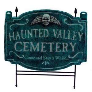  Haunted Valley Cemetery Lawn Sign Toys & Games
