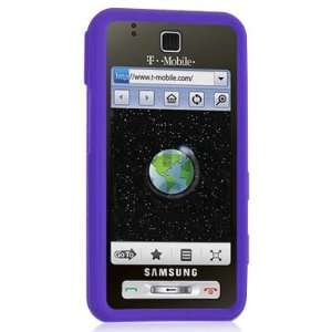  Samsung Behold SGH T919 Purple Silicone Case Cell Phones 