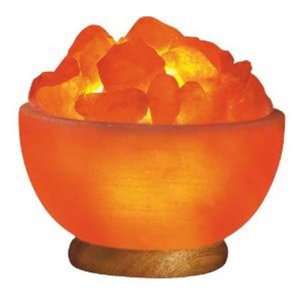  Himalayan Salt Crystal Fire Bowl Lamp