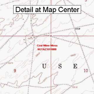   Map   Coal Mine Mesa, Arizona (Folded/Waterproof)