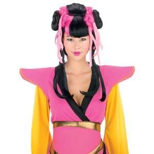  Couture Geisha Wig Pink Black 