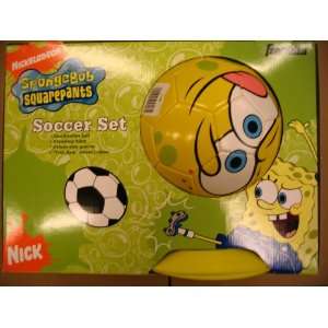    Spongebob Squarepants Deluxe 8 Piece Soccer Set Toys & Games