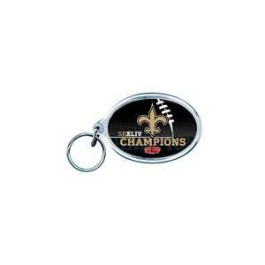   Super Bowl XLIV Champions Acrylic Oval Key Ring
