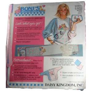   Womens Oversized Shirt Kit Bears on a Quilt Arts, Crafts & Sewing