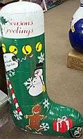 Pepsi Inflatable Seasons Greetings Xmas Stocking Sign  