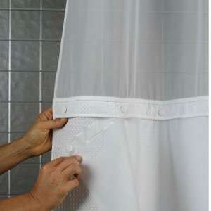 Sensible Storage RBH14ACE01 Shower Curtain 70x54   Frost  
