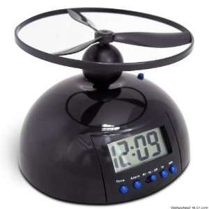 Creative Alarm Clock LCD Digital Alarm Clock w/ Flying Propeller Wake 