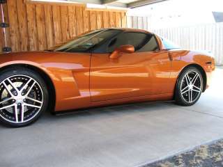 2005 2012 Carbon Fiber Corvette C6 Side Skirts / Lower Rockers with 
