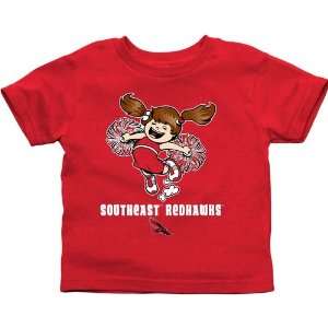  Southeast Missouri State Redhawks Toddler Cheer Squad T 