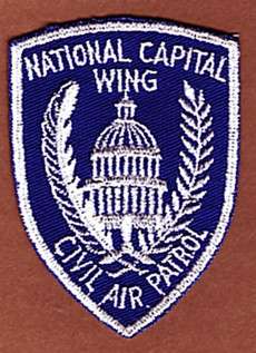 NATIONAL CAPITAL WING   CIVIL AIR PATROL PATCH  