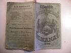 1869 Scovil & Co FARMERS & MECHANICS ALMANAC pb illus