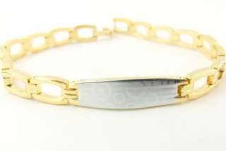 Princess 2 Colors 14k Real Gold Filled Bracelet Chain  