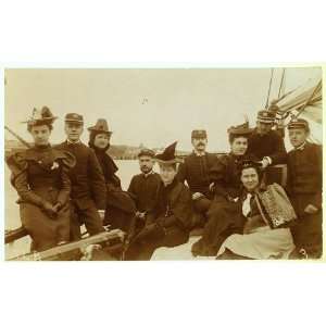 Female passengers,crew members,aboard ship,189?