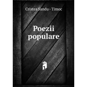  Poezii populare Cristea Sandu   Timoc Books