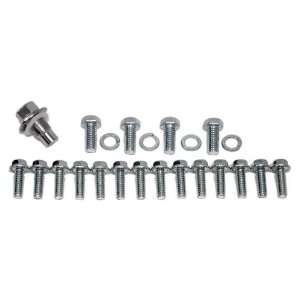  CHEVY SMALL BLOCK OIL PAN SELF LOCKING HEX BOLTS KIT Automotive