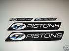 CP PISTONS MOTOCROSS MOTORCYCLE STICKERS 