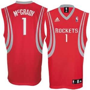  adidas Houston Rockets #1 Tracy McGrady Red Youth Replica 