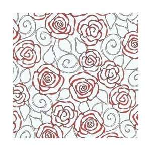 Studio E Red Essentials Fabric 45 100% Cotton 12 Yards D/R Wire Rose 