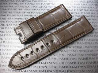 GENUINE ALLIGATOR STRAP BAND 24mm Leather Fit PANERAI  