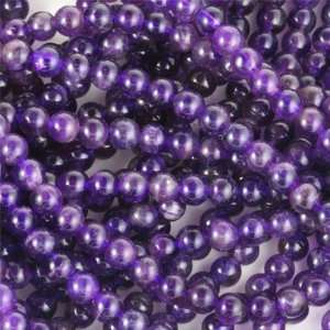  6mm Amethyst Round Beads Arts, Crafts & Sewing