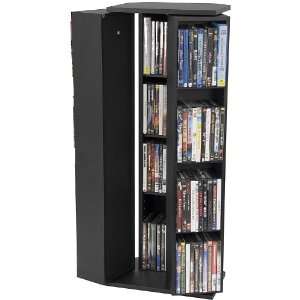  CD / DVD / Video Storage Unit with Black Finish [KD CM 300 
