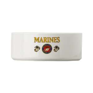 Dog Cat Food Water Bowl Marines United States Marine Corps Seal 