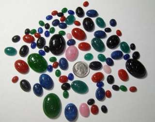   of Vintage Acrylic Scarab Cabochon Lot 4 Craft Jewelry Repair  