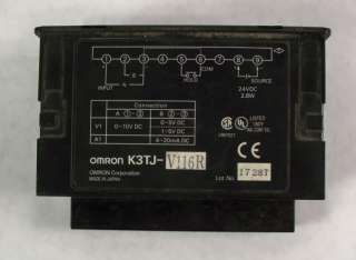 OMRON K3TJ V116R Scaling Panel Meter 24VDC  WOW   